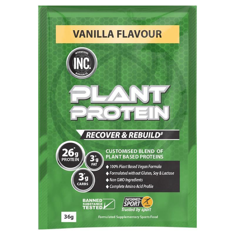 Inc Plant Protein Vanilla 36g Inc Sports