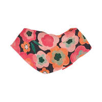 Annabel Trends Bandana Bib - Linen - Midnight Blooms