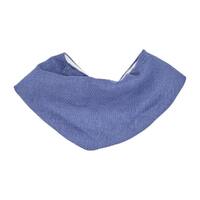 Annabel Trends bandana bibs linen pacific blue