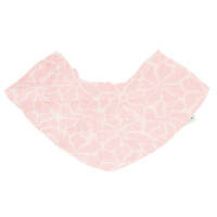 Annabel Trends Bandana Bib - Linen - Pink Petal Floral