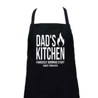 Annabel Trends Screen Print Apron - Dad's Kitchen