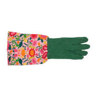 Annabel Trends Long Sleeve Garden Gloves - Linen - Flower Patch