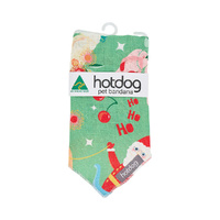 Annabel Trends Hot Dog - Bandana - Linen - Holiday Green