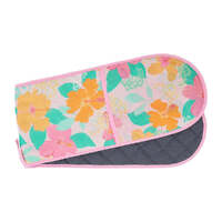 Annabel Trends Double Oven Mitt - Linen - Hibiscus