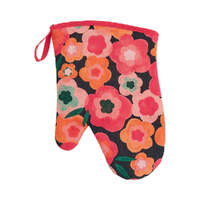 Annabel Trends Oven Mitt - Single - Linen - Midnight Blooms