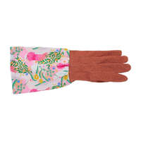 Annabel Trends Long Sleeve Garden Gloves - Cotton - Galah