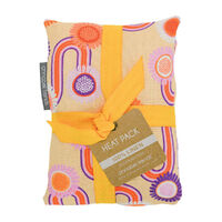 Annabel Trends Heat Pillow Linen Groovy Rainbows