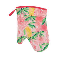 Annabel Trends Oven Mitt - Single - Cotton - Pink Banksia