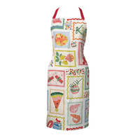 Annabel Trends Apron - Linen - Christmas Holiday - No Pocket