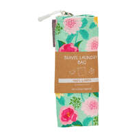 Annabel Trends Laundry Bag - Linen - Camellias Mint