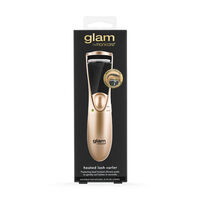 Manicare Glam Heated Lash Curler Dual Heated Silicone Pads Enhance Lashes