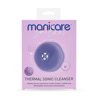 Manicare Sonic Thermal Cleanser 1PK Rechargable Silicone Facial Cleansing Brush