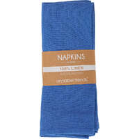 Annabel Trends Napkin Set - Linen - Azure Blue