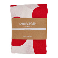 Annabel Trends Tablecloth - Linen - Love Heart - Large 138cm x 300cm