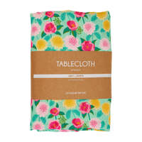 Annabel Trends Tablecloth - Linen - Camellias Mint