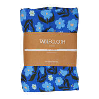 Annabel Trends tablecloth linen nocturnal blooms