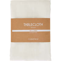 Annabel Trends Tablecloth - Linen - White