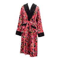 Annabel Trends Bath Robe - Midnight Blooms