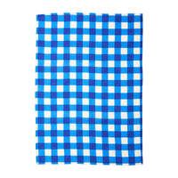 Annabel Trends Tea Towel - Linen - Cobalt Check