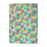 Annabel Trends Tea Towel - Linen - Camellias Mint