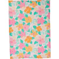 Annabel Trends Tea Towel - Linen - Hibiscus