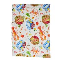 Annabel Trends Tea Towel - Linen - Seafood Multi