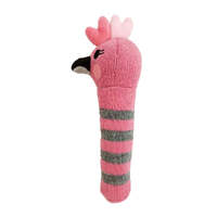 Annabel Trends Hand Rattle - Knit - Pink Galah