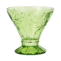 Annabel Trends Cocktail Glass Set Palm Tree Green