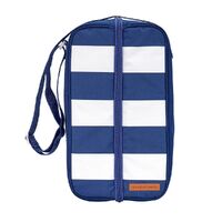 Annabel Trends Picnic Bottle Bag Navy Stripe