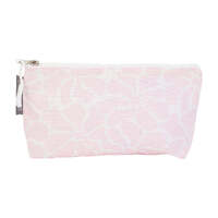 Annabel Trends Cosmetic Bag - Linen - Small - Pink Petal Floral