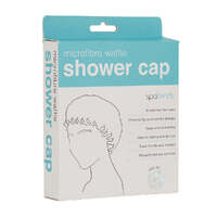 Annabel Trends Spa Trends - Waffle Shower Cap - White