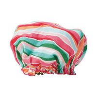 Annabel Trends Shower Cap Linen Sherbet Ribbons