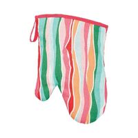 Annabel Trends Oven Mitt Single Linen Sherbet Ribbons