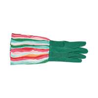 Annabel Trends Long Sleeve Garden Gloves Linen Sherbet Ribbons