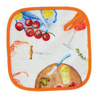 Annabel Trends Pot Holder - Linen - Seafood Multi