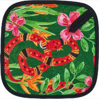 Annabel Trends Pot Holder - Linen - Jungle Snake