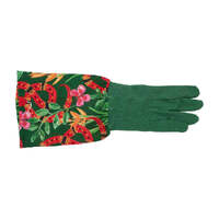 Annabel Trends Long Sleeve Garden Gloves - Linen - Jungle Snake