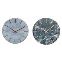 Boyle Leni Home Decor Stylish Designer Marble Look Clock