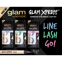 Glam by Manicare Magnetic Eyelash With Magnetising Eyeliner Lightweight