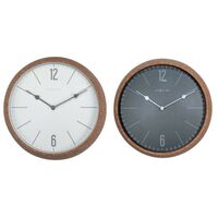 Boyle NeXtime Cork Wall Clock 30cm Elegant Narrow Hands Dome Shaped Glass