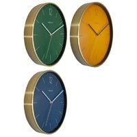 Boyle NeXtime Essential Gold Wall Clock 34cm Various Colours Silent Sweep Analog