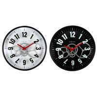 Boyle NeXtime Modern Gear Wall Clock 36cm Easy Switched Off Moving Gears