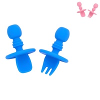 Annabel Trends Silicone Little Spoon & Fork