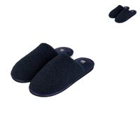 Annabel Trends Slippers - Cosy Sherpa - Navy - Mens