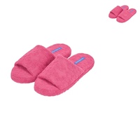 Annabel Trends Terry Slide Slippers - Flower Pink