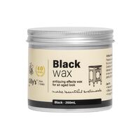 Gilly's Black Wax 200ml - Antiquing Effects Wax
