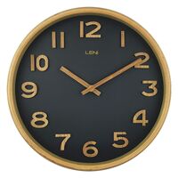 Leni Tilia Wall Clock 25.5cm Black