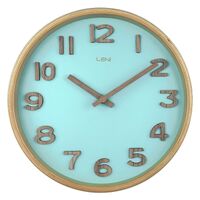 Leni Tilia Wall Clock 25.5cm Teal