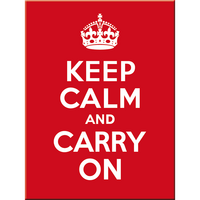 Nostalgic-Art Magnet Keep Calm and Carry On 6x8cm