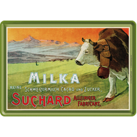 Nostalgic-Art Metal Postcard Milka Suchard 10x14cm